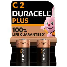 DURACELL Pile Alcaline C/LR14 1,5V MN1400 Plus x2