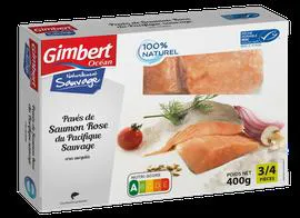 Pavés de saumon rose du Pacifique - MSC (400g)