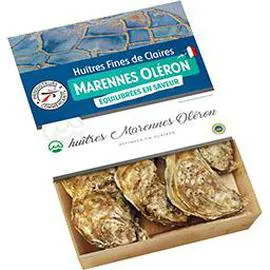 PRODUCTEURS & COMMERÇANTS Huître fine de claire MARENNES D'OLERON n°3 1kg