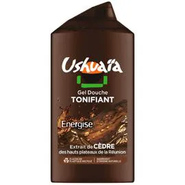 USHUAÏA Gel Douche Tonifiant Extrait De Cèdre 300ml