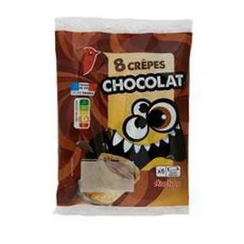 Crêpes fourrées au chocolat sans huile de palme, sachets individuels (256g)