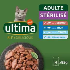 Chat Stérilisé Poisson (4x85g)