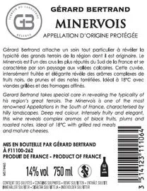Minervois Reserve Vin Rouge AOP (750ml)