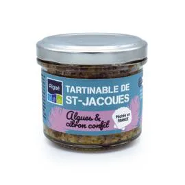 Tartinable de saint jacques algues et citron confit (90g)