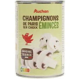 AUCHAN Champignons émincés 1er choix 230g