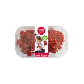 Duo de framboise et groseille et son sachet de coulis (290g)