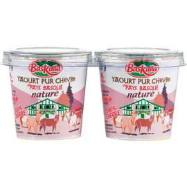 Yaourts pur chèvre nature (2x125g)