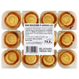 Mini bouchées à garnir (73,2g)