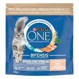 PURINA, ONE Croquettes pour chat truite et blé 1,5kg