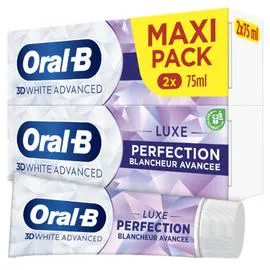 Dentifrice 3D White Luxe Advanced Perfection (2x75ml)