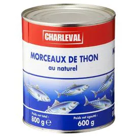 Thon morceaux au naturel (600g)