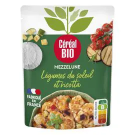 Plat cuisiné mezzelune légumes du soleil et ricotta Bio (280g)