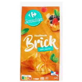 Feuilles de brick salé sucré (136g)