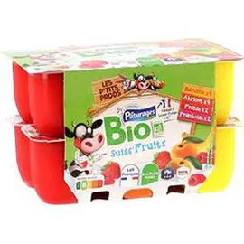 Fromage frais Suiss' Fruits assortiment BIO (12x50g)