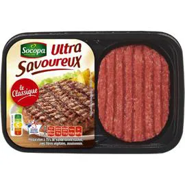Steak haché ultra savoureux 15% MG (2x100g)
