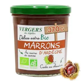 Confiture délices de marrons d'ardèche Bio (370g)