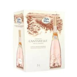 Vin Rosé Provence Corse AOP Coteaux Varois en Provence Domaine de Cantarelle "Reflets de France" (3l)