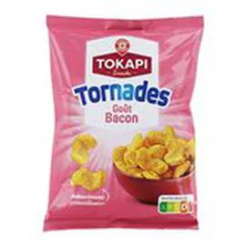 MARQUE REPÈRE, TOKAPI Soufflés Tornades Bacon 85g
