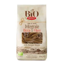 GRANORO Pâtes penne rigate blé complet bio 500g