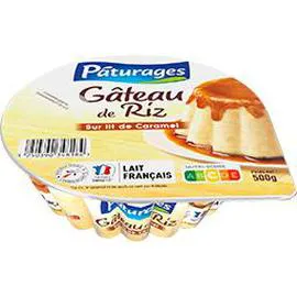 Gâteau de riz sur lit de caramel (500g)