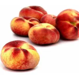 Pêches plates chair blanche (2kg)