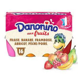 Petits suisses aux fruits (16x50g)