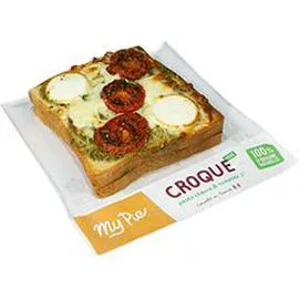 MY PIE Croque monsieur végétarien pesto chèvre et tomates 250g