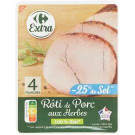 Rôti de porc aux herbes (4x40g)