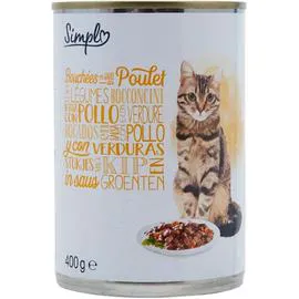 Pâtée pour chat poulet légumes (400g)