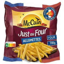 MCCAIN Frites just au four allumettes 700g