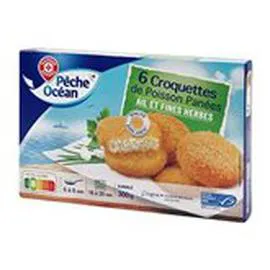 MARQUE REPÈRE, PÊCHE OCÉAN Croquettes poisson MSC - x6 300g