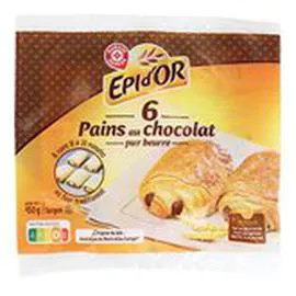 Pains au chocolat x6 (450g)