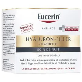 Crème Visage Soin De Nuit Anti-Âge Hyaluron-Filler + Elasticity (50ml)