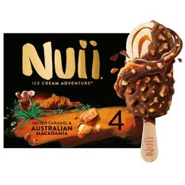 Glaces caramel salé & macadamia d'Australie (272g)