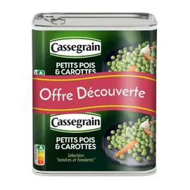 Petits pois carottes (2x265g)