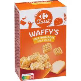 Biscuits apéritif gaufrettes fromage (65g)