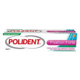 POLIDENT Colle dentaire crème fixative pour appareils dentaires 40g