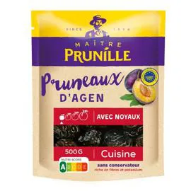 MAÎTRE PRUNILLE Pruneaux d'Agen gros 500g