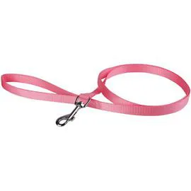 ANIMALIS Laisse Basic 25mm et 100cm pour Chien Rose 80g