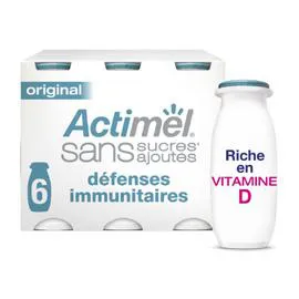 Yaourt à boire nature sans sucres ajoutés (6x100g)