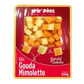 Fromage Apéritif Et Salade - Gouda, Mimolette (450g)
