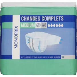 MONOPRIX Changes complets mixtes medium Taille 38-54 l'unité