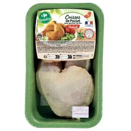 Cuisses de poulet avec portion de dos halal (550g)