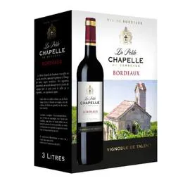  AOP Bordeaux rouge La petite Chapelle 3l