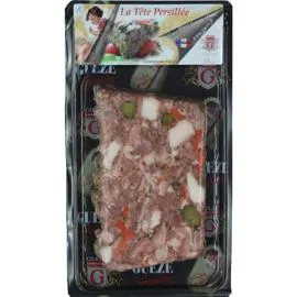 Tête persillé de porc cuite en gelée (250g)