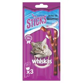 Sticks riche en saumon pour chat (3x6g)
