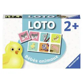Jeu éducatif Loto bébés animaux (l'unité)