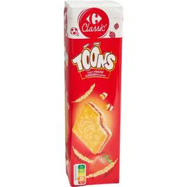 Biscuits fourrés fraise (295g)