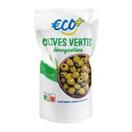 ECO+ Olives vertes Dénoyautées 320g