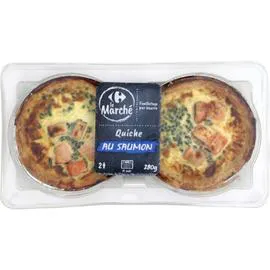 Quiches au saumon (280g)